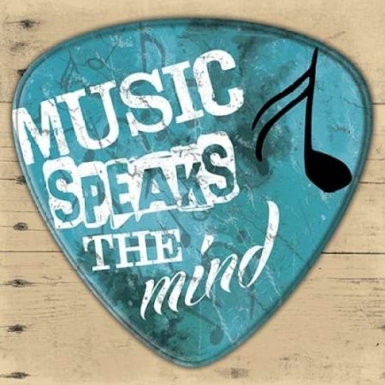 Music Ppeaks The Mind Poster Print by Jace Grey-VARPDXJGSQ179B Image 1