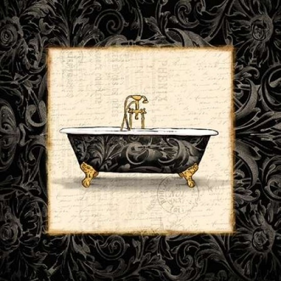 Cream Bath Bordered Poster Print by Jace Grey-VARPDXJGSQ244A2 Image 1