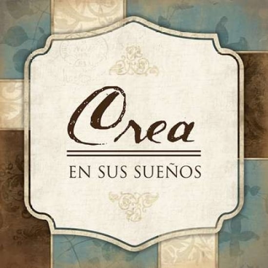 Crea En Sus Suenos Poster Print by Jace Grey-VARPDXJGSQ228C Image 1