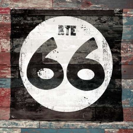 Route 66 sign 2 Poster Print by Jace Grey-VARPDXJGSQ246B Image 1