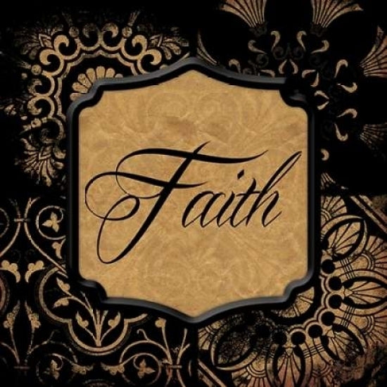 Black gold faith Poster Print by Jace Grey-VARPDXJGSQ342A Image 2