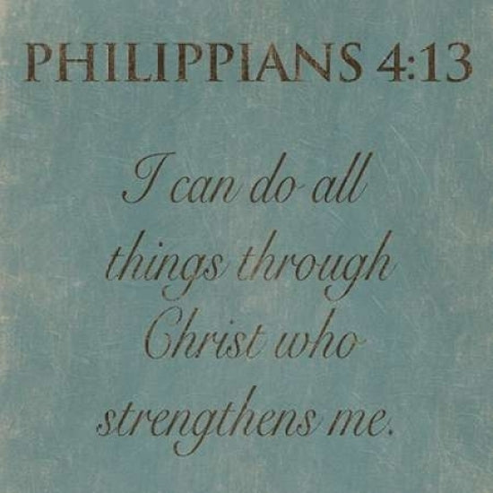 Philippians 413 Poster Print by Jace Grey-VARPDXJGSQ378B Image 1