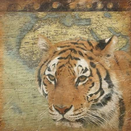 Tiger travel Poster Print by Jace Grey-VARPDXJGSQ344B Image 1