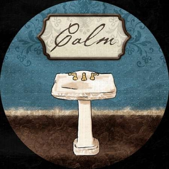 Calm Sink Round Poster Print by Jace Grey-VARPDXJGSQ584B Image 2