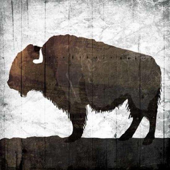 Aged Buffalo Poster Print by Jace Grey-VARPDXJGSQ641A Image 1