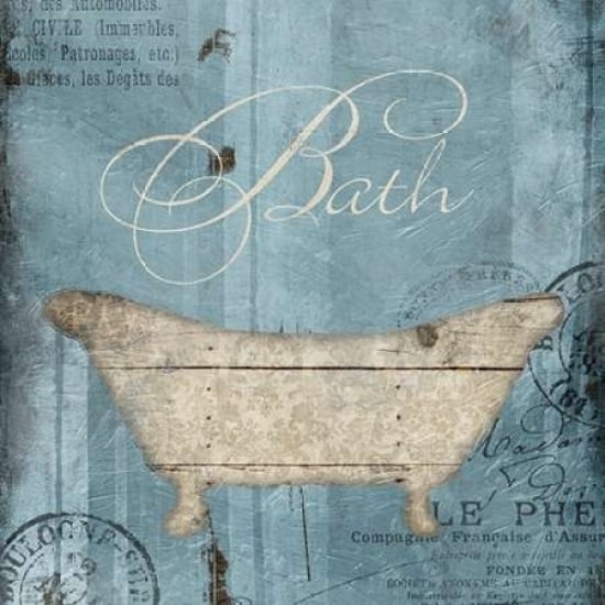 Bath Grey Blues Poster Print by Jace Grey-VARPDXJGSQ683A Image 1