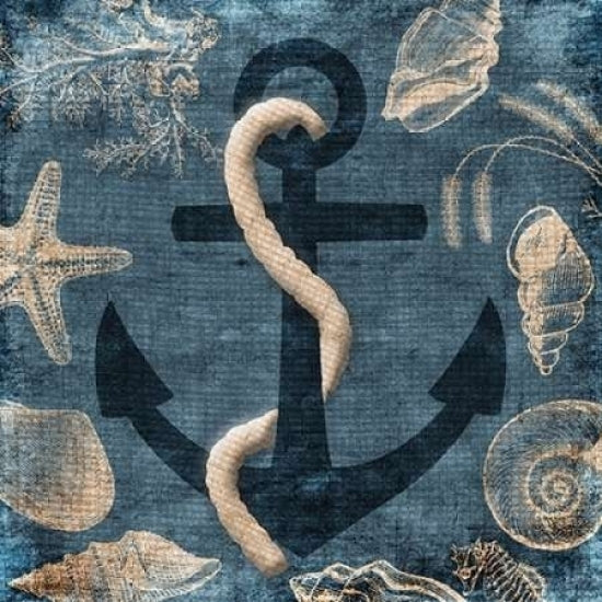 Anchor Blue Poster Print by Jace Grey-VARPDXJGSQ745A2 Image 1