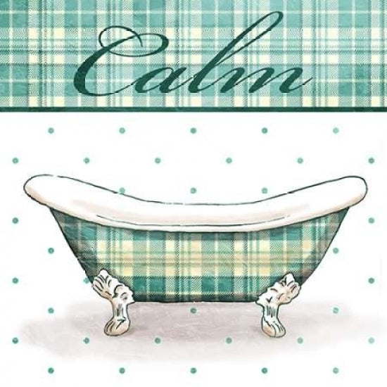 Relaxed Plaid Bath Mate Poster Print by Jace Grey-VARPDXJGSQ693B Image 1