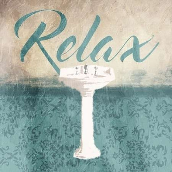 Relax Sink Teal Poster Print by Jace Grey-VARPDXJGSQ757A Image 2