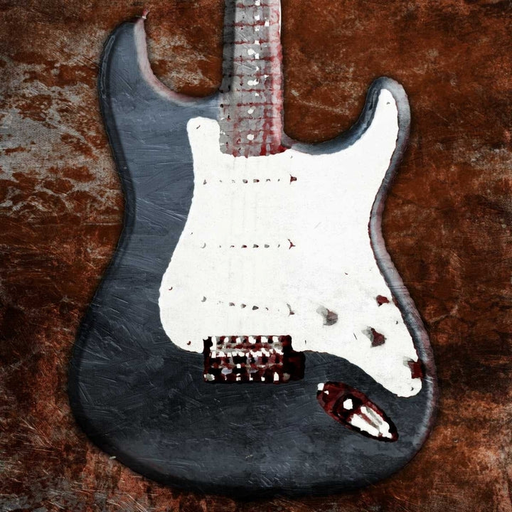 Rustic Electric Guitar Poster Print by Jace Grey-VARPDXJGSQ820A Image 2