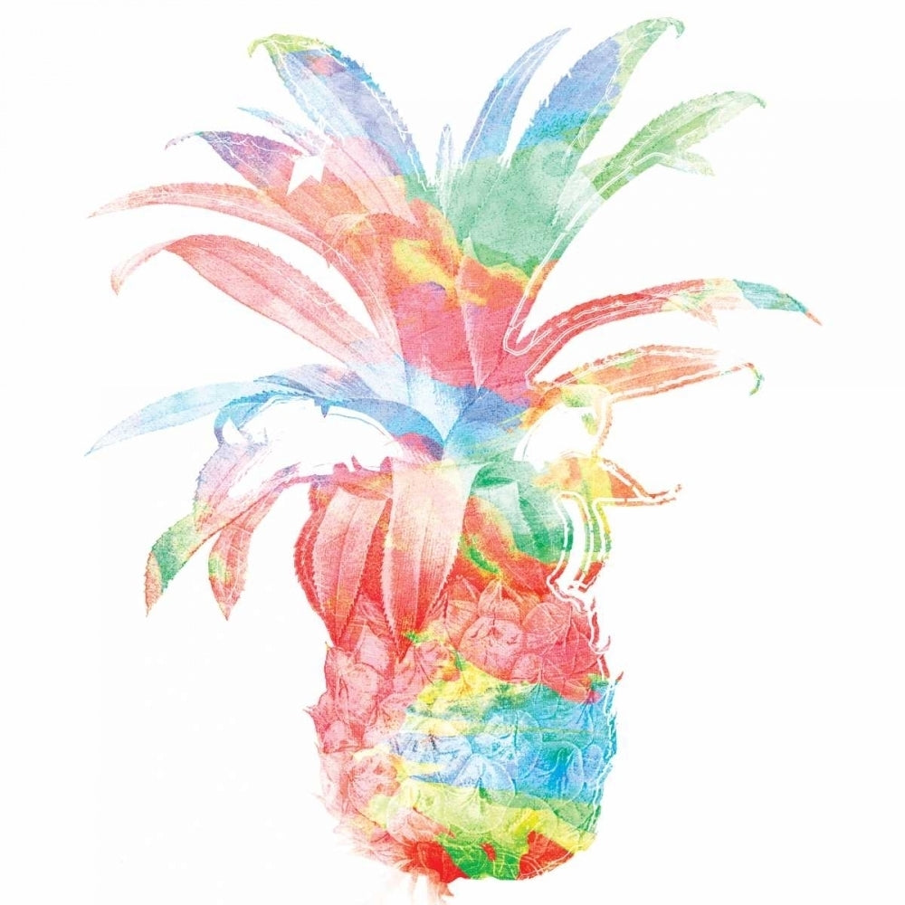 Colorful Pineapple Clean Poster Print by Jace Grey-VARPDXJGSQ865A2 Image 1