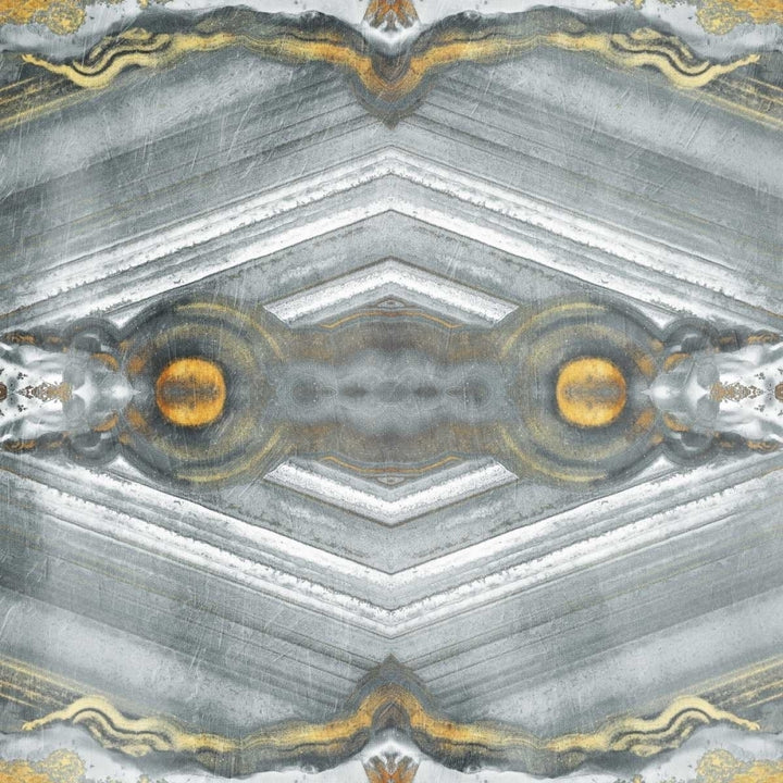 Kaleidoscope Gold And Grey Poster Print by Jace Grey-VARPDXJGSQ853A Image 2