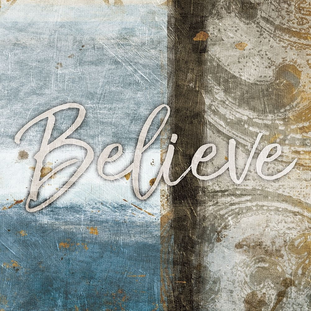 Believe Blue Poster Print by Jace Grey-VARPDXJGSQ962B Image 1