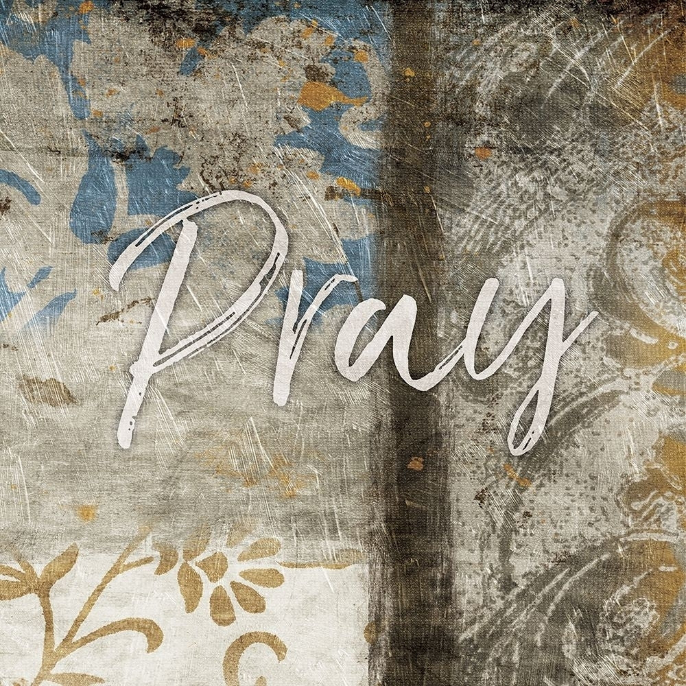 Pray Blue Poster Print by Jace Grey-VARPDXJGSQ962A Image 1