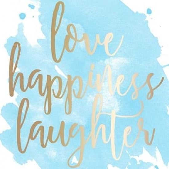 Love Happiness Laughter Poster Print by Jelena Matic-VARPDXJMSQ006A Image 1