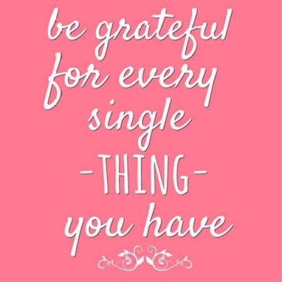 Be Grateful Poster Print by Jelena Matic-VARPDXJMSQ010C Image 1