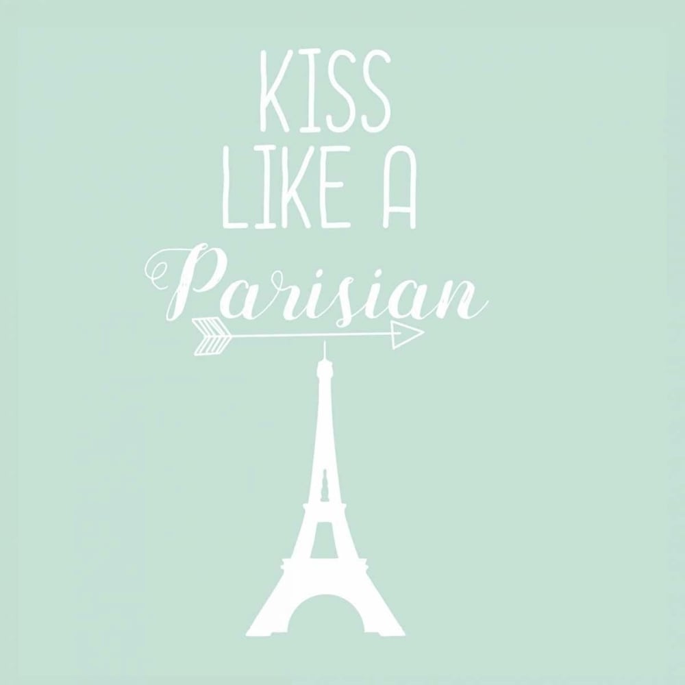 Kiss Like A Parisian Poster Print by Matic Jelena Matic-VARPDXJMSQ100A Image 1