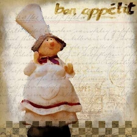 Bon Appetit 1 Poster Print by Kimberly Allen-VARPDXKASQ024A Image 2