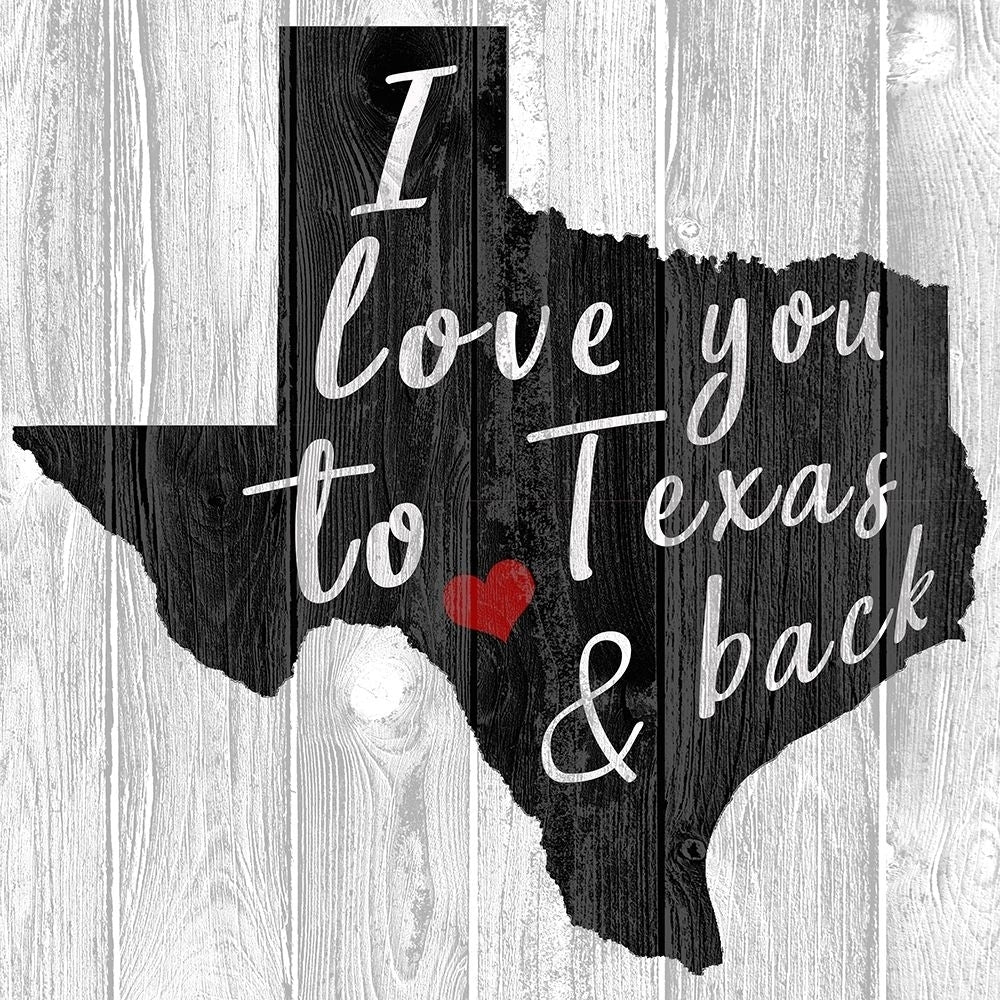 I Love You to Texas Poster Print by Allen Kimberly-VARPDXKASQ1005A Image 1