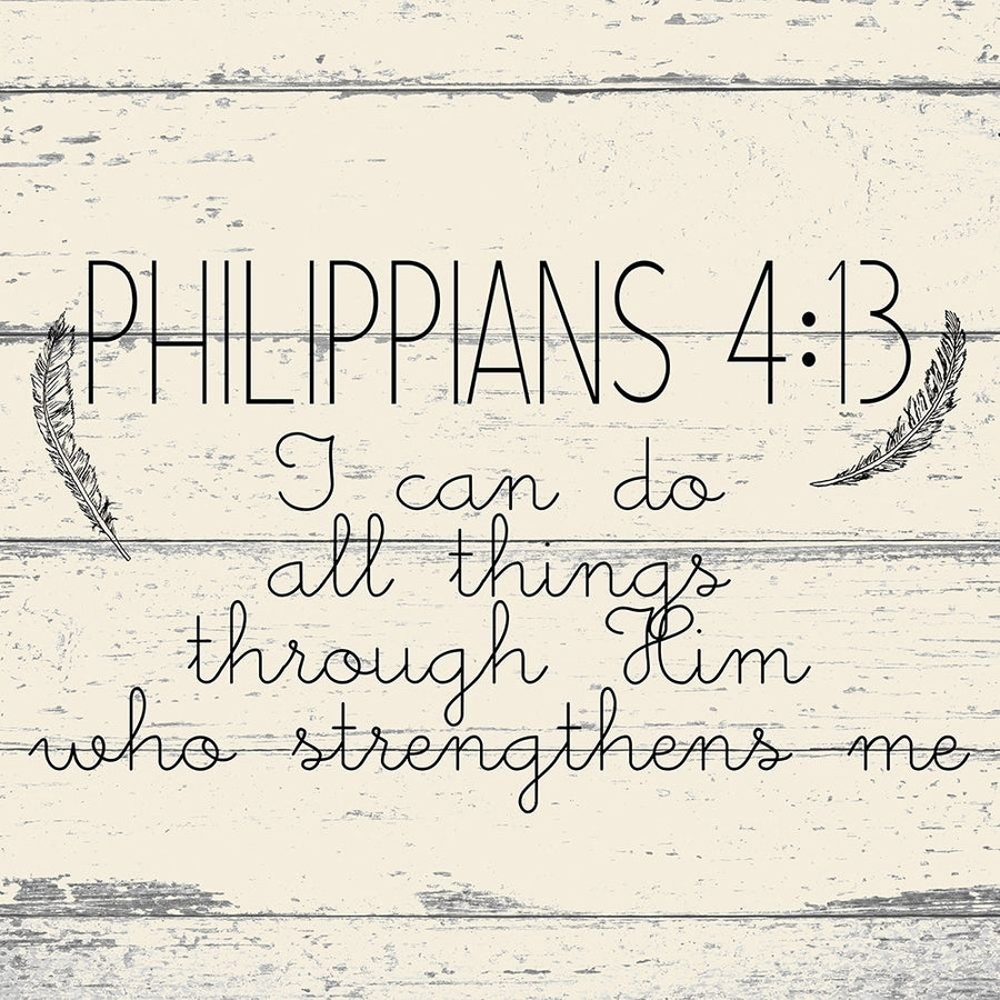 Philippians 4 13 Poster Print by Allen Kimberly-VARPDXKASQ1407C Image 1