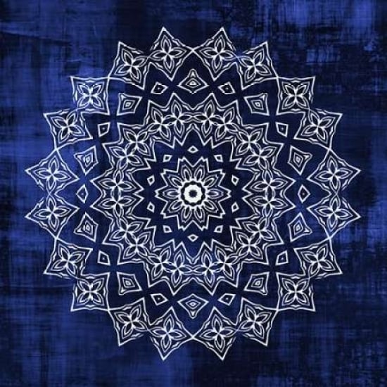 Indigo Mandala 2 Poster Print by Kimberly Allen-VARPDXKASQ149B Image 1