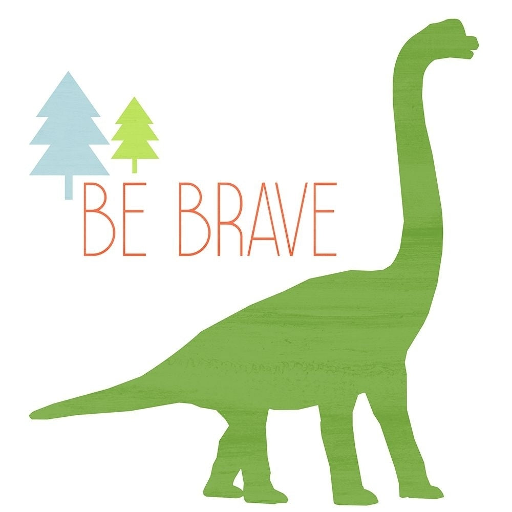 Dino Brave 1 Poster Print by Allen Kimberly-VARPDXKASQ1507A Image 1