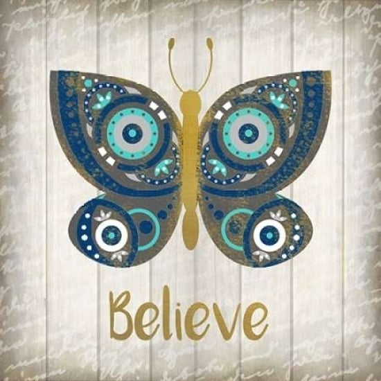 Indigo Native Believe Poster Print by Kimberly Allen-VARPDXKASQ169A Image 1