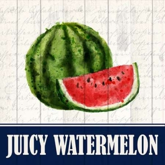 Juicy Watermelon Poster Print by Kimberly Allen-VARPDXKASQ222B Image 1