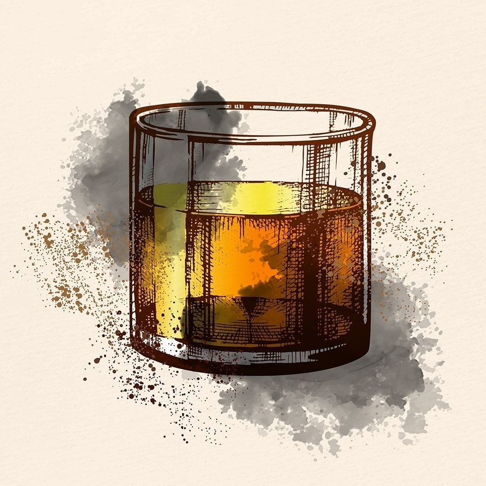 Whiskey Glass 1 by Kimberly Allen-VARPDXKASQ2610A Image 1