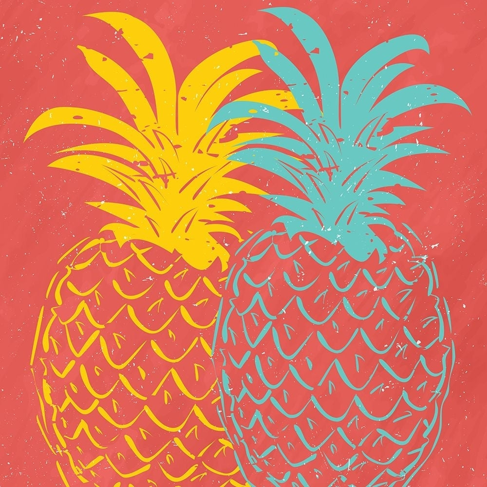 Pineapple Summer Poster Print - Kimberly Allen-VARPDXKASQ2925A Image 1