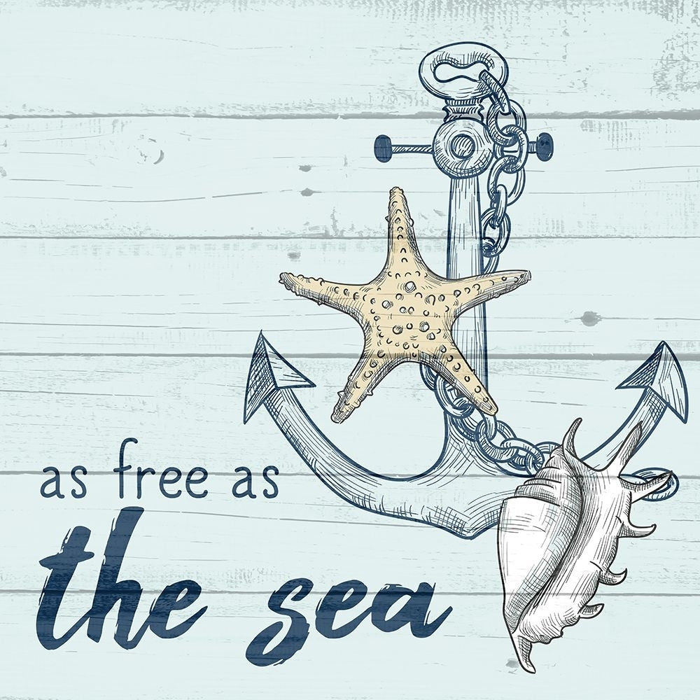 As Free as the Sea Poster Print - Kimberly Allen-VARPDXKASQ3007A Image 1