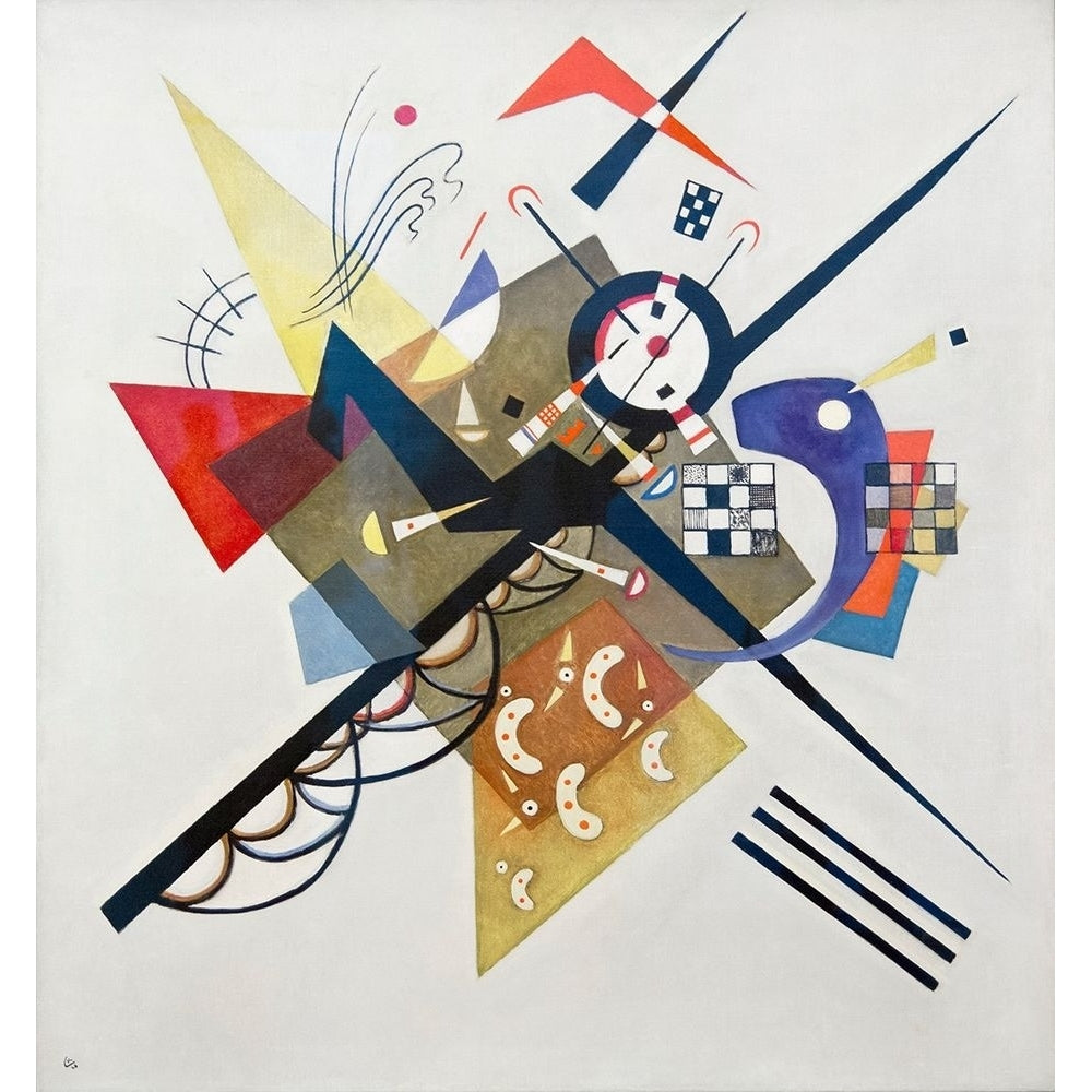 On White II 1923 Poster Print by Wassily Kandinsky-VARPDX460031 Image 1