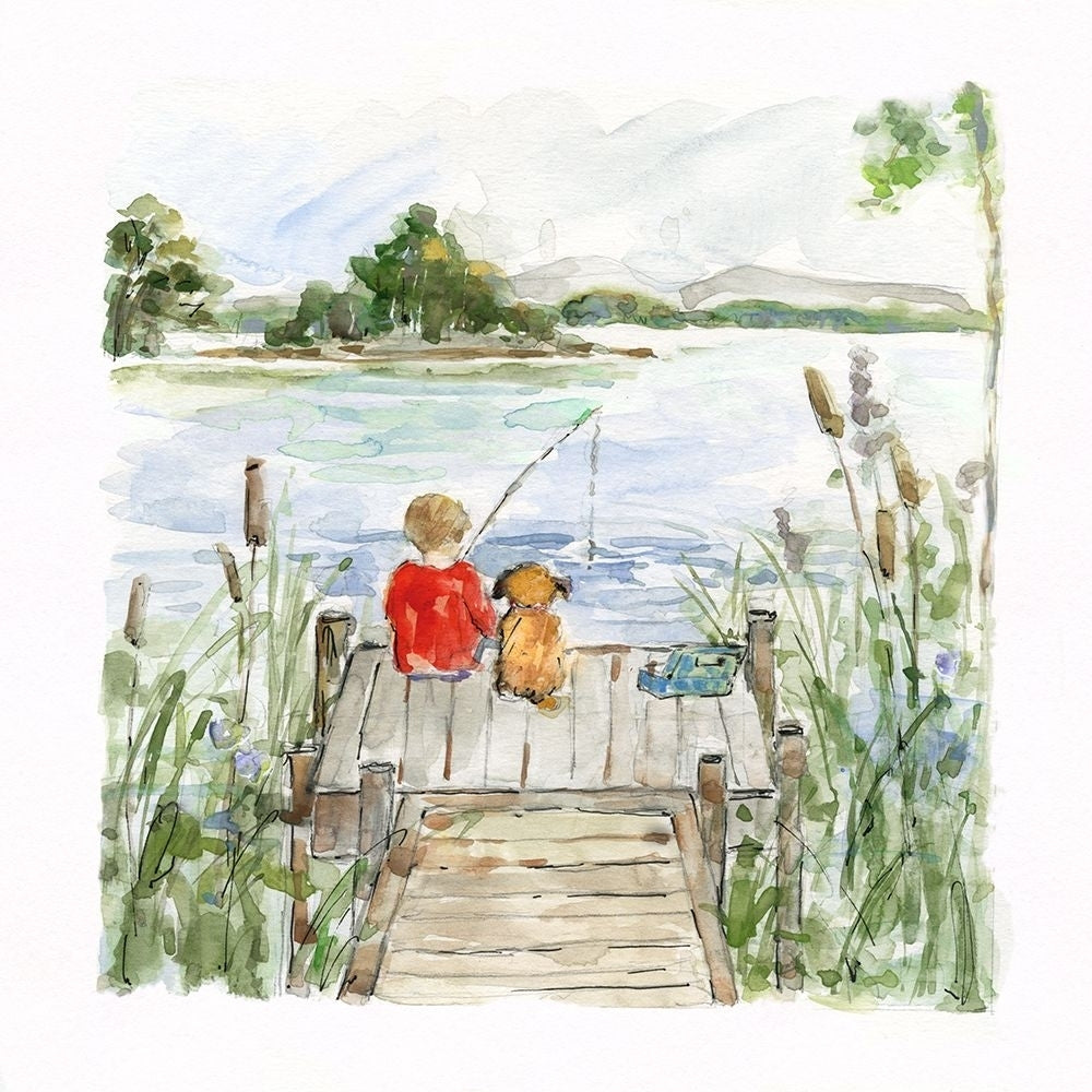 Lake Friends Poster Print - Sally Swatland-VARPDX46008 Image 1