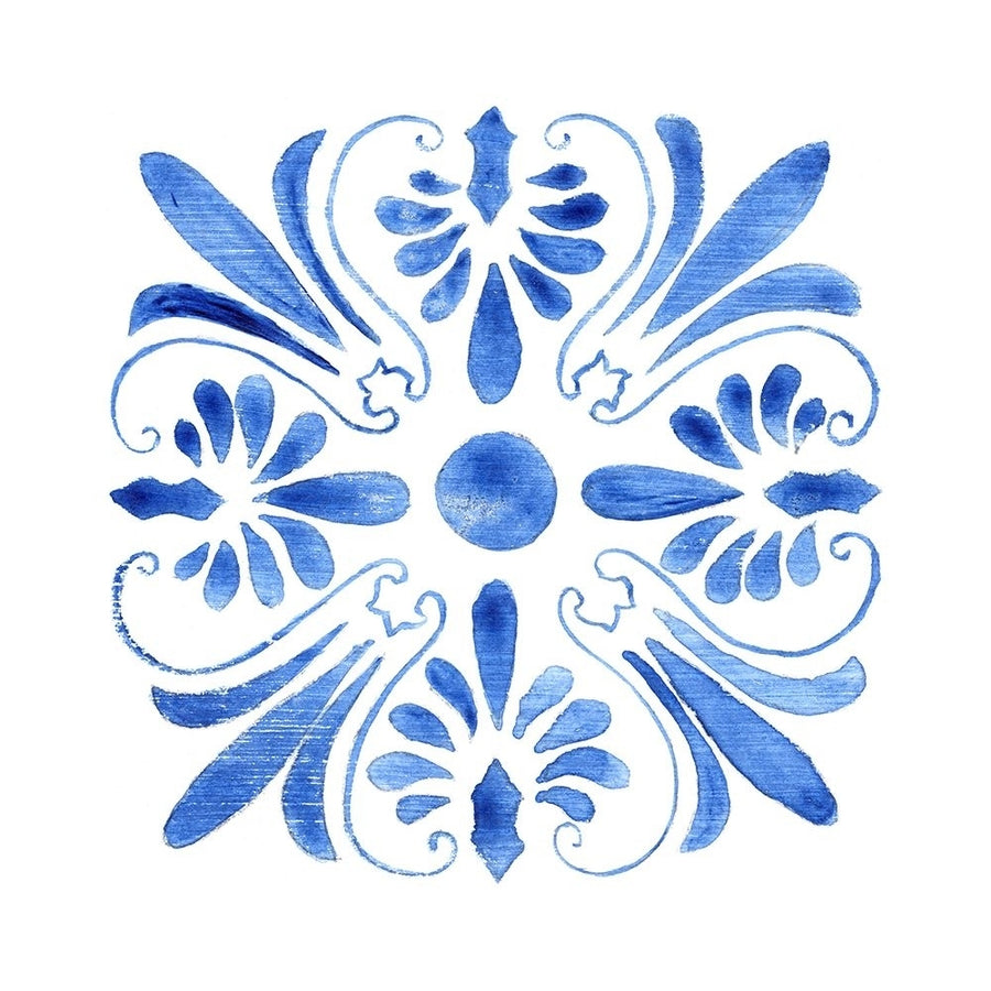 Blue Wash Tile III Poster Print - Tava Studios-VARPDX46880 Image 1