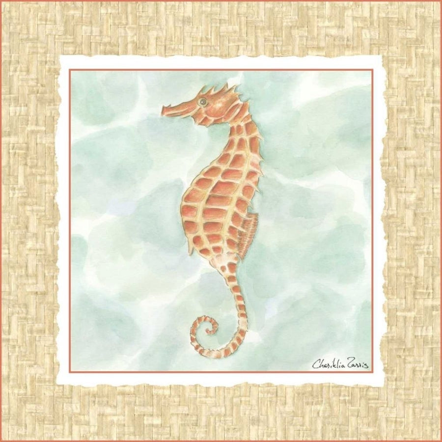 Ocean Seahorse Poster Print - Chariklia Zarris-VARPDX47825D Image 1