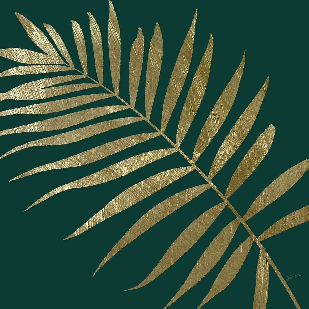 Emerald and Gold II Poster Print - Katrina Craven-VARPDX47873 Image 1