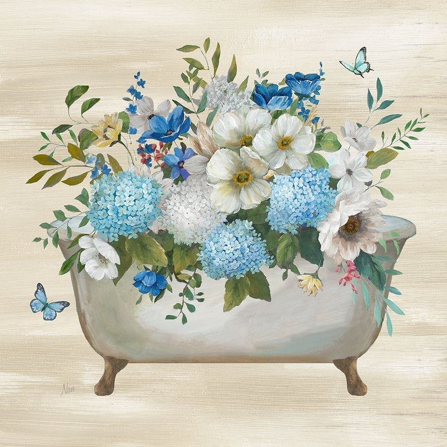 Blooming Bath I Poster Print - Nan-VARPDX48298 Image 1