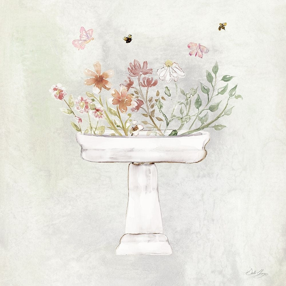 Botanical Sink Poster Print - Stella Chang-VARPDX48893 Image 1