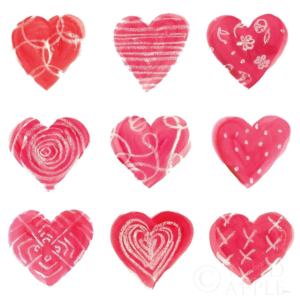 Hearts and More Hearts I Poster Print by Sue Schlabach-VARPDX49988 Image 1