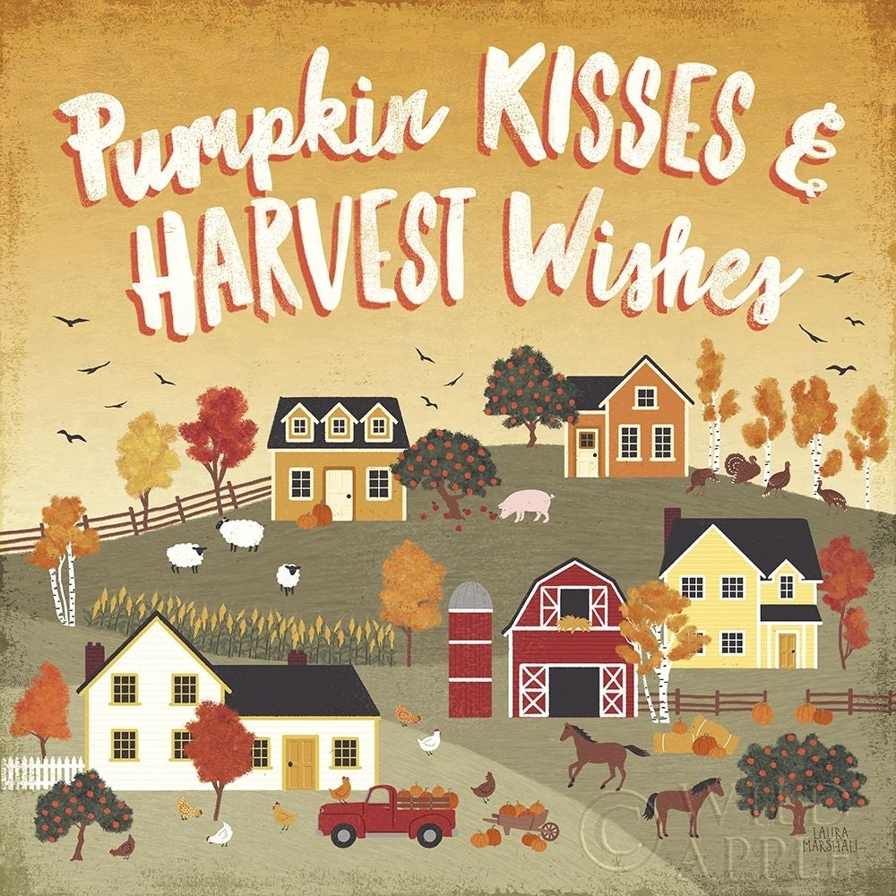 Harvest Village IV Poster Print by Laura Marshall-VARPDX50363 Image 1