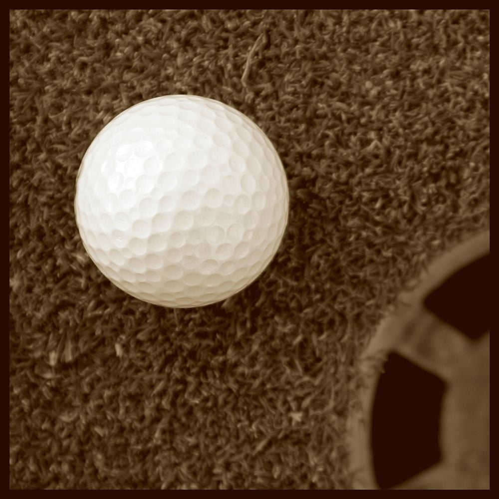 Sepia Golf Ball Study I Poster Print - Jason Johnson-VARPDX50834Z Image 1