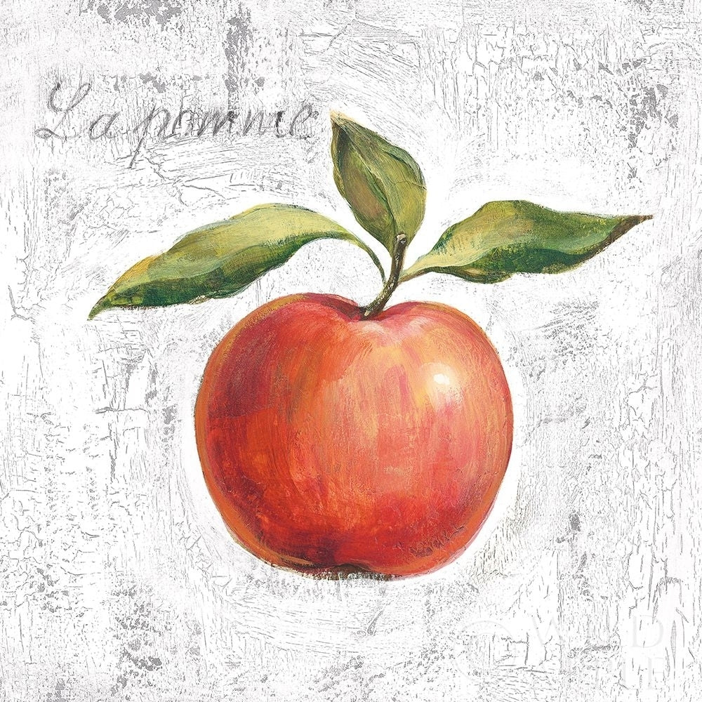 La Pomme on White Poster Print by Silvia Vassileva-VARPDX51428 Image 1