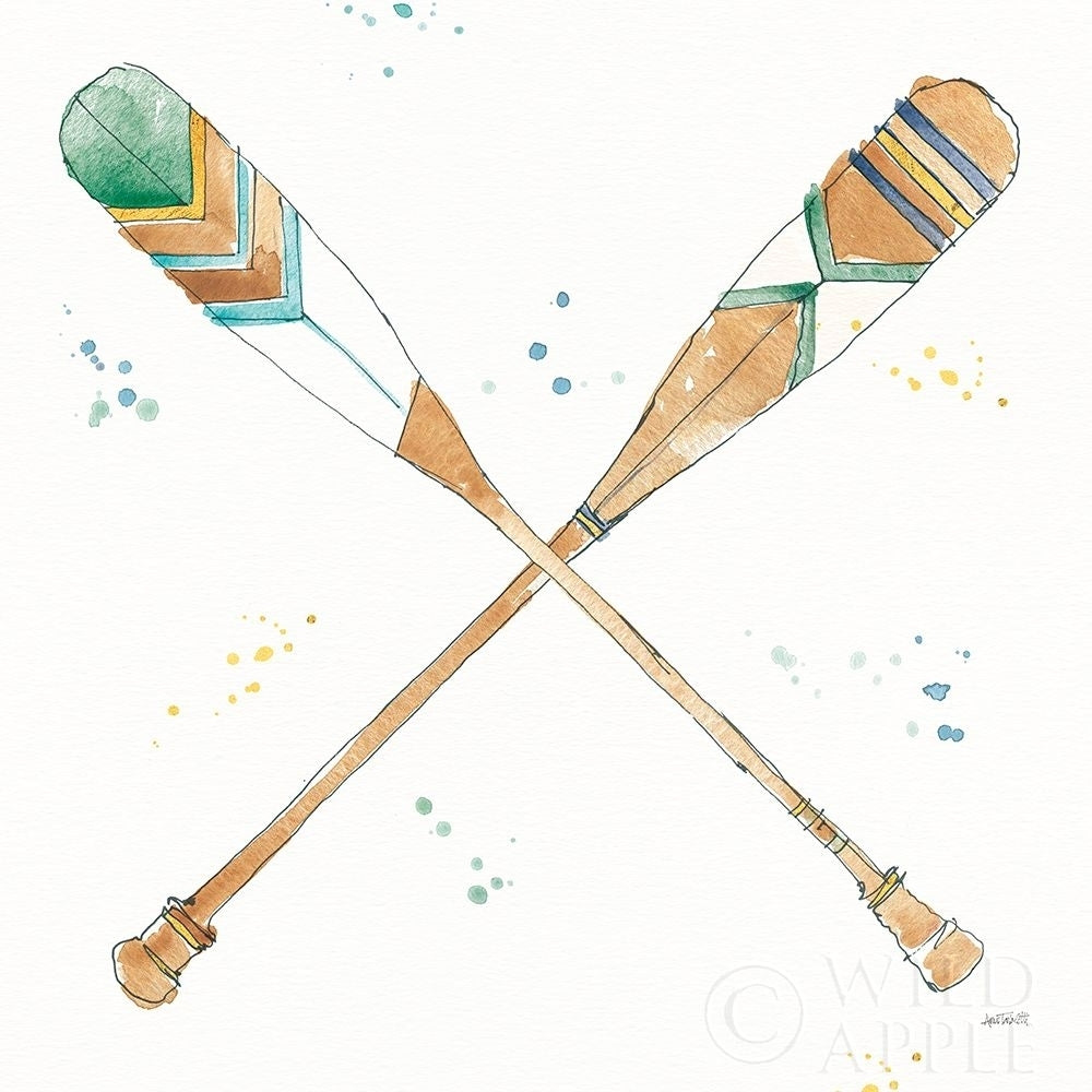 Lakehouse Oars Poster Print by Anne Tavoletti-VARPDX51932 Image 1