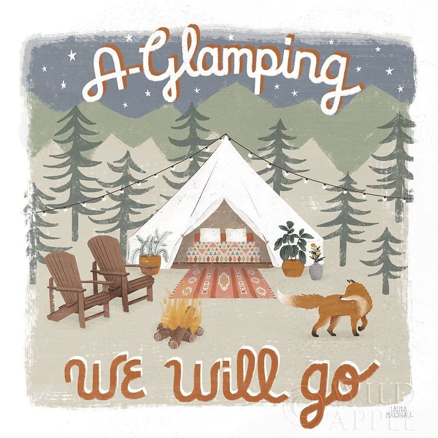 Gone Glamping III Poster Print by Laura Marshall-VARPDX53606 Image 1