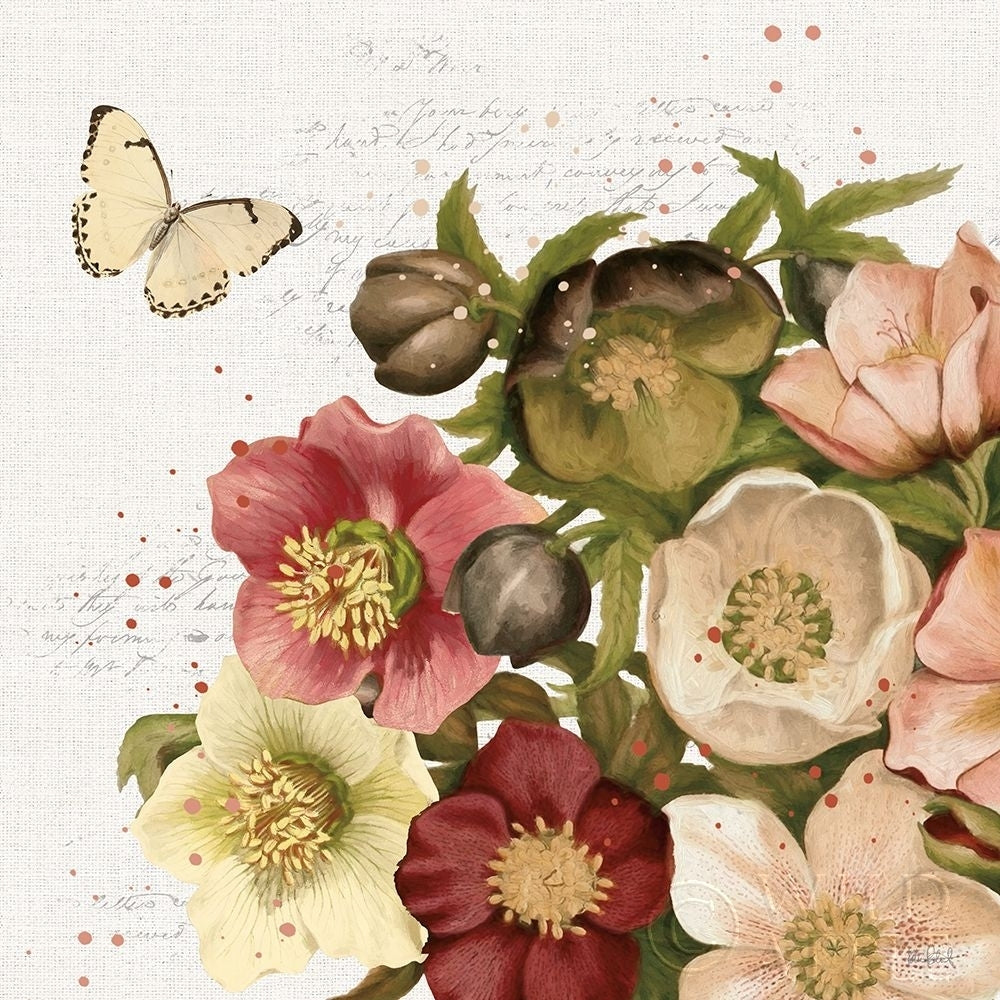 Vintage Petals II Poster Print by Katie Pertiet-VARPDX53935 Image 1