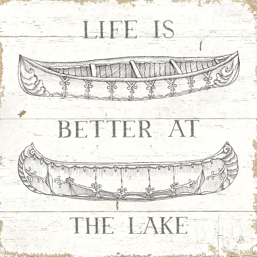 Lake Sketches V Poster Print by Daphne Brissonnet-VARPDX54083 Image 1