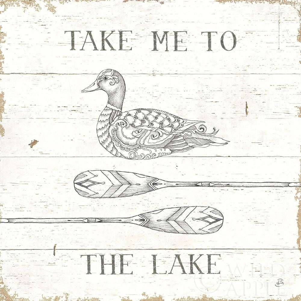 Lake Sketches VII Poster Print by Daphne Brissonnet-VARPDX54085 Image 1