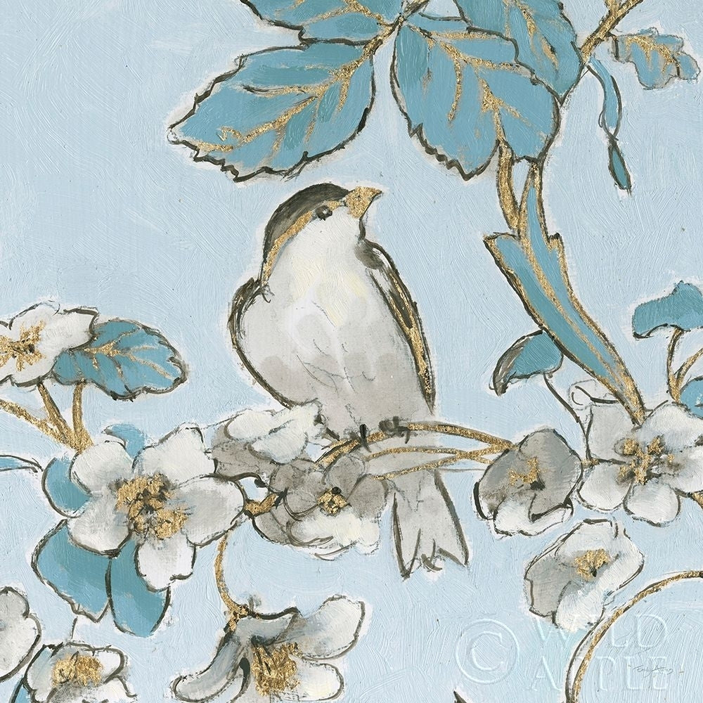 Toile Birds III Poster Print by Emily Adams-VARPDX55101 Image 1