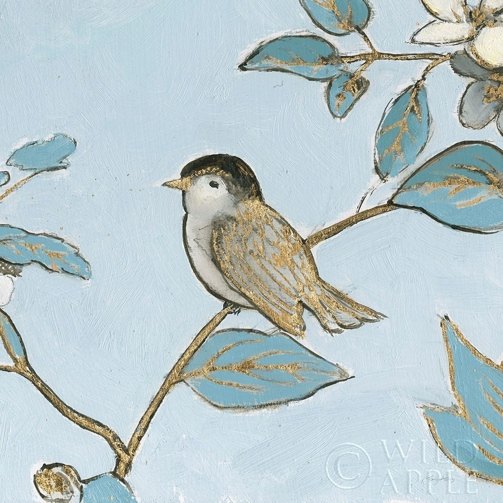 Toile Birds II Poster Print by Emily Adams-VARPDX55100 Image 1