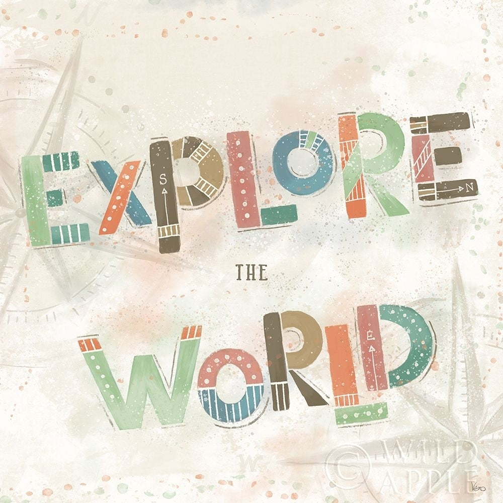 Explore the World IV Poster Print by Veronique Charron-VARPDX55198 Image 1